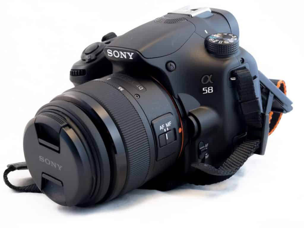 sony alpha a58 zoom lens