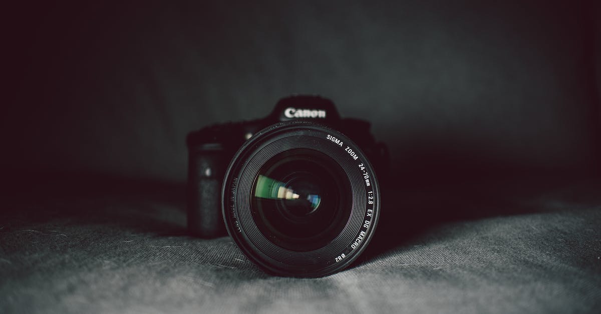 Black Canon Dslr Camera