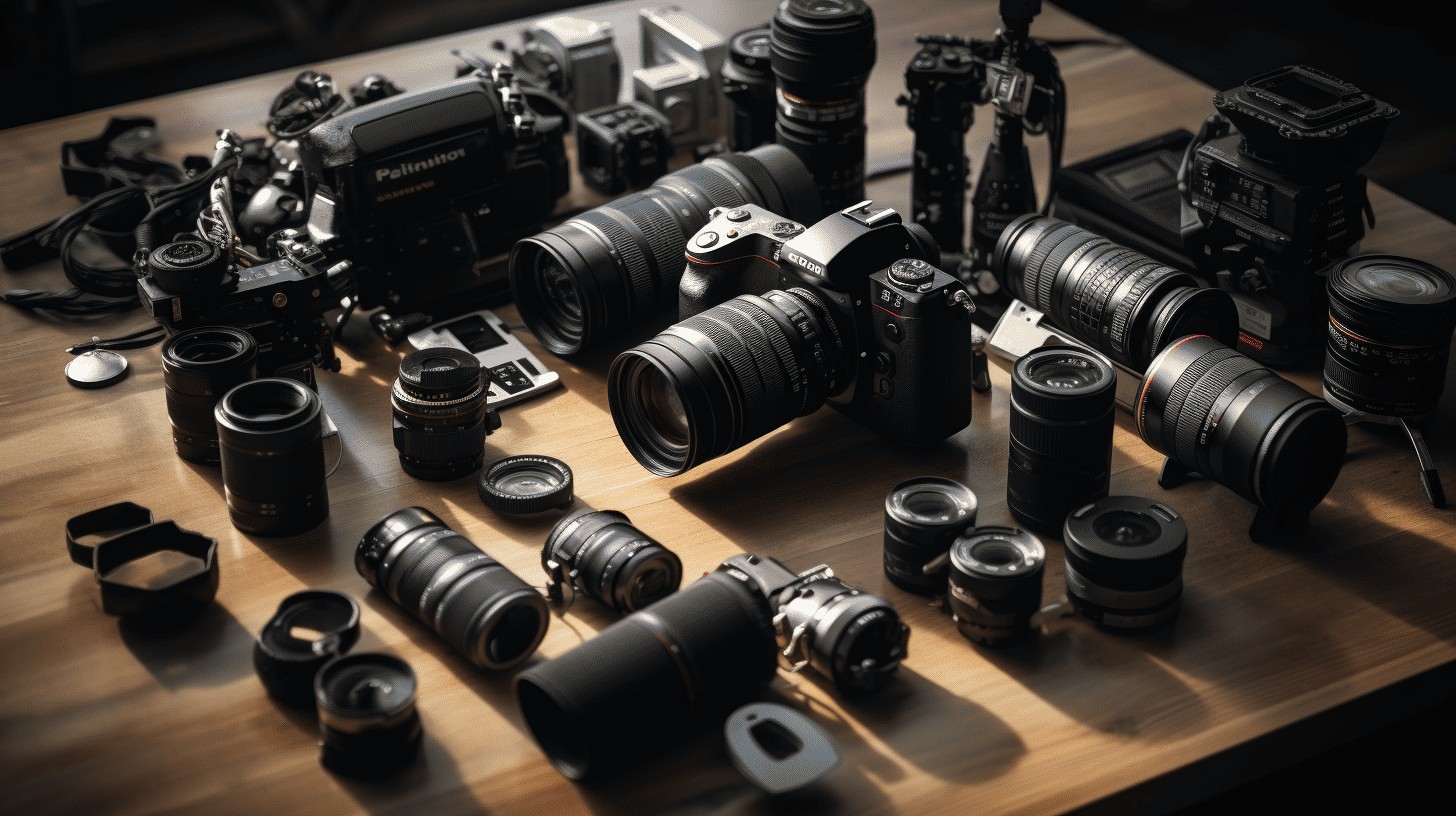 Camera gear selection